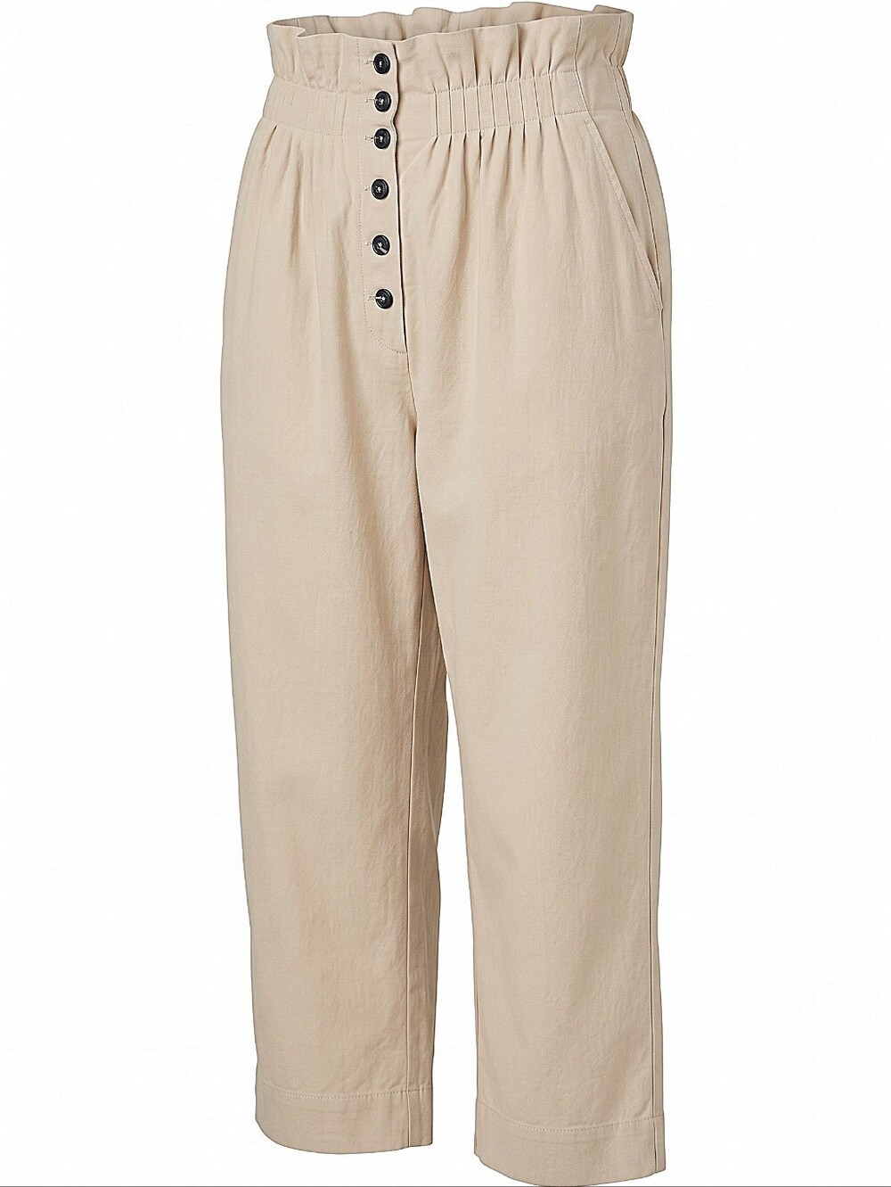 NWT! Lush High-Waist Paperbag Men’s Pants - Beige